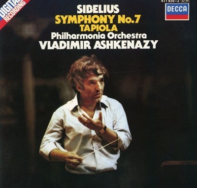 블라디미르 아슈케나지 - Vladimir Ashkenazy - Sibelius Symphony No.7 , Tapiola [U.K발매]