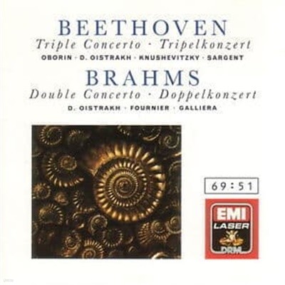 베토벤 : 삼중 협주곡 & 브람스 : 이중 협주곡 