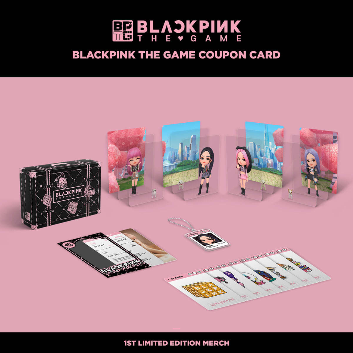 블랙핑크 (BLACKPINK) - 블랙핑크 더 게임 쿠폰 카드 (BLACKPINK THE GAME COUPON CARD)