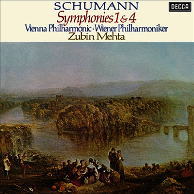 슈만: 교향곡 1-4번, 서곡 (Schumann: Symphony No.1-4, Overtures) (일본 타워레코드 독점 한정반)(2CD) - Zubin Mehta