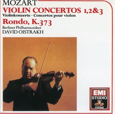 다비드 오이스트라흐 - David Oistrakh - Mozart Violin Concertos 1,2 & 3,Rondo, K.373