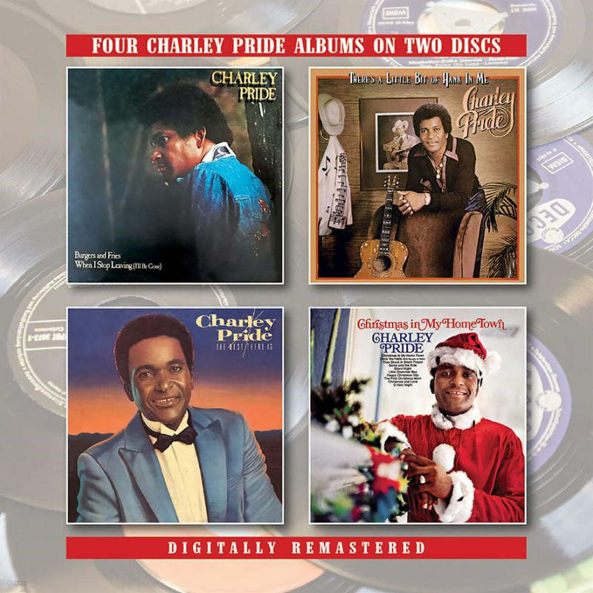 Charley Pride (찰리 프라이드) - Burgers and Fries / There's A Little Bit Of Hank In Me / The Best There Is / Christmas In My Home Town