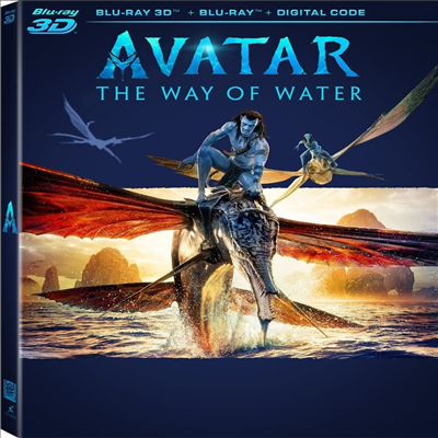 Avatar: The Way Of Water (ƹŸ:  ) (ѱ۹ڸ)(Blu-ray 3D+Blu-ray)