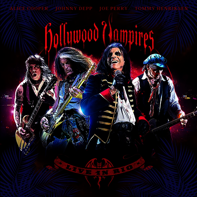 Hollywood Vampires — Live In Rio 앨범 커버