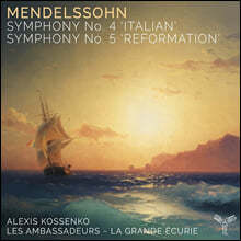Alexis Kossenko 멘델스존: 교향곡 4번 5번 (Mendelssohn: Symphonies Op.90, Op.107 
