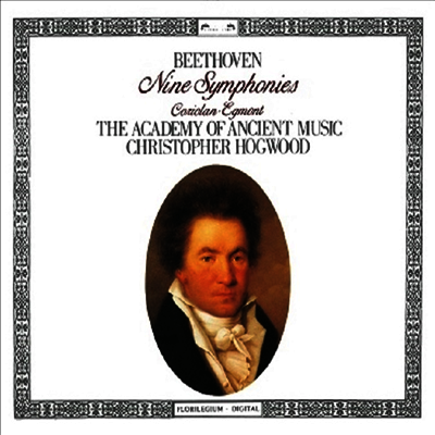 베토벤: 교향곡 1-9번, 서곡 '코리올란', '에그몬트' (Beethoven Nine Symphonies & 2 Overtures) (일본 타워레코드 독점 한정반)(5CD Boxset) - Christopher Hogwood