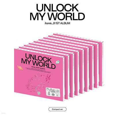프로미스나인 (fromis_9) - fromis_9 1st Album ‘Unlock My World’ [Compact ver.][9종 SET]