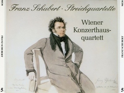 빈 콘쩨르트하우스 콰르텟 - Wiener Konzerthausquartett - Schubert Streichquartette 5Cds [오스트리아발매]