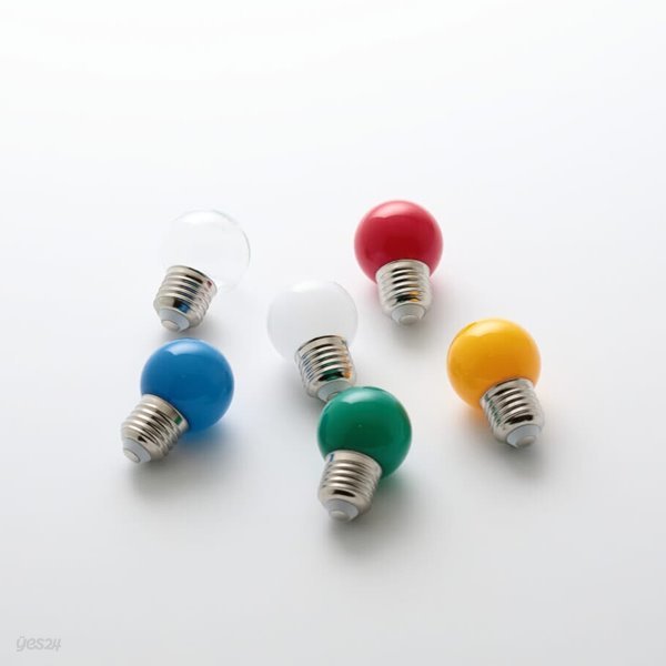 일광 1W 장식용 인테리어 전구 LED G45 색전구 카페조명 예쁜 디자인램프