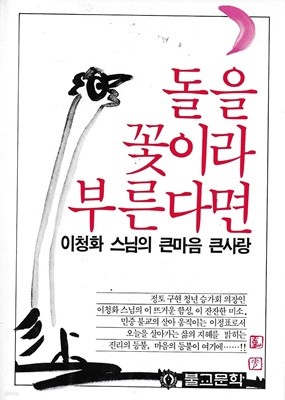 돌을 꽃이라 부른다면 : 이청화 스님의 큰마음 큰사랑