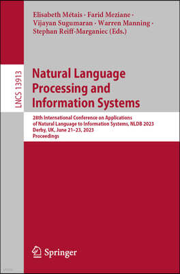 Natural Language Processing and Information Systems: 28th International Conference on Applications of Natural Language to Information Systems, Nldb 20