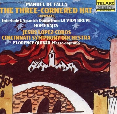 헤수스 로페즈 코보스- Jesus Lopez-Cobos -Manuel De Falla The Three-Cornered Hat [U.S발매]