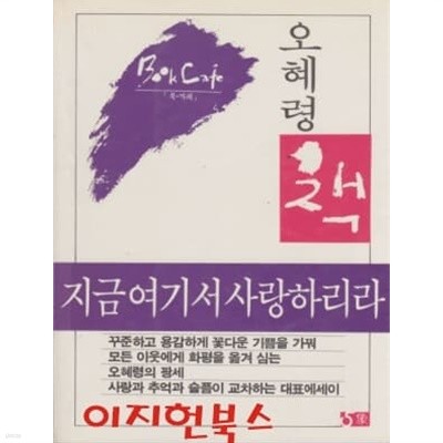 지금 여기서 사랑하리라 : 오혜령 책 (1986년 5월 초판)