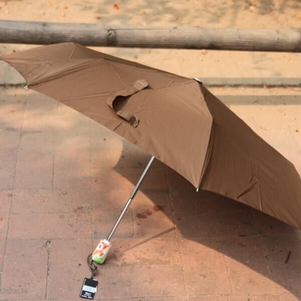 [THND] 스페인387 3단 자동 우산 브라운