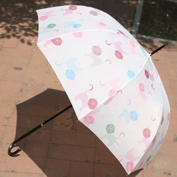 [THND] 낭만고양이 돔형 자동 장우산