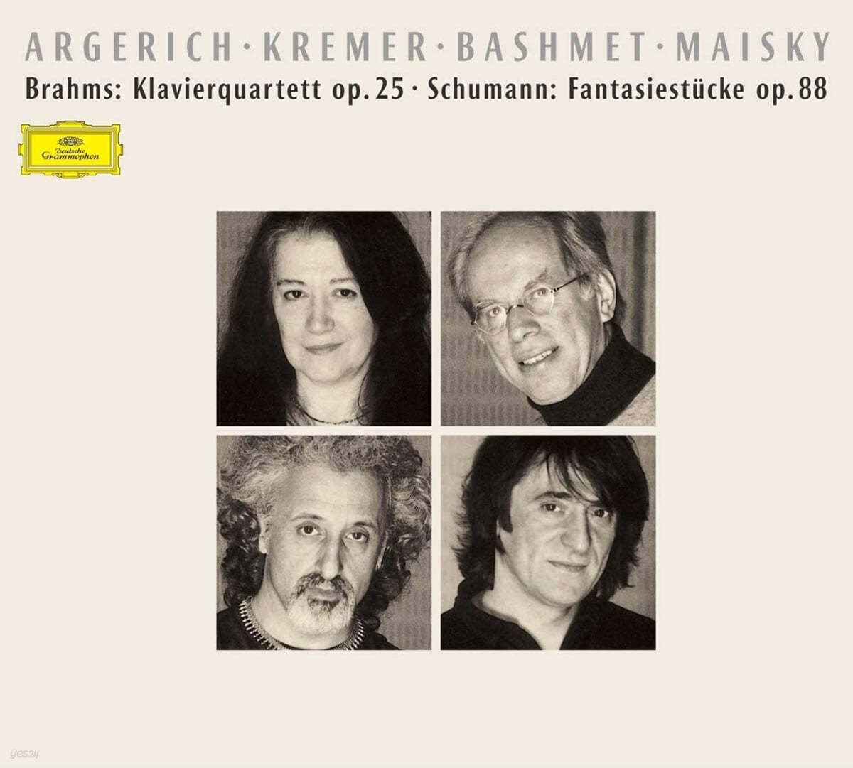 Martha Argerich / Mischa Maisky 브람스: 피아노 4중주 / 슈만: 환상 소곡 (Brahms : Piano Quartet op.25 / Schumann : Fantasiestucke op.88)