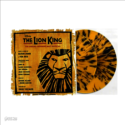 O.S.T. - Lion King (라이온 킹) (Original Broadway Cast)(Ltd)(Yellow & Black Splatter Colored 2LP)
