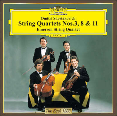 Emerson String Quartet 쇼스타코비치: 현악 사중주 3번 8번 11번 (Shostakovich: String Quartets Op.73, OP.110, Op.122)
