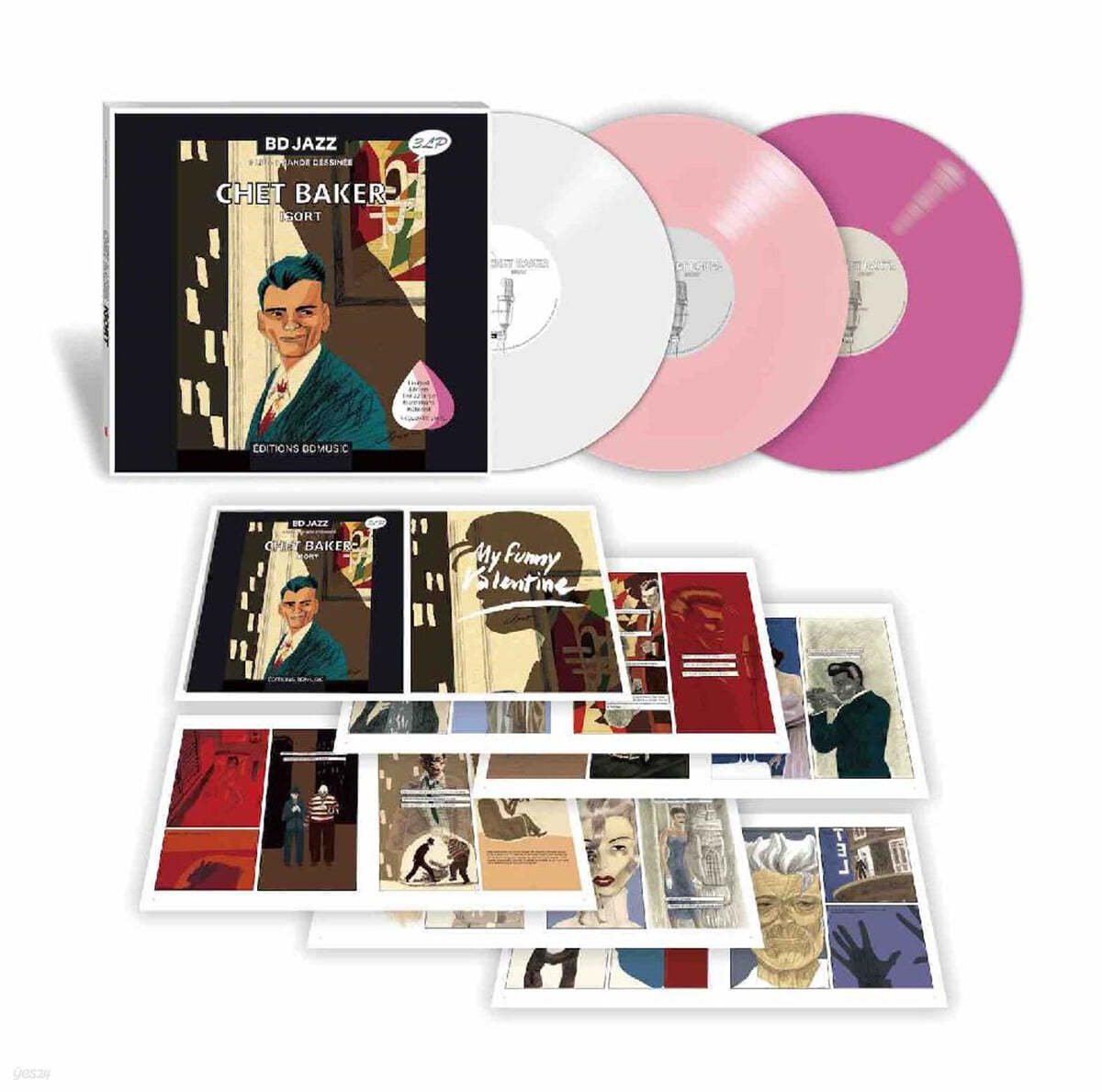 Chet Baker (쳇 베이커) - Igort [화이트 & 피치 & 핑크 컬러 3LP]