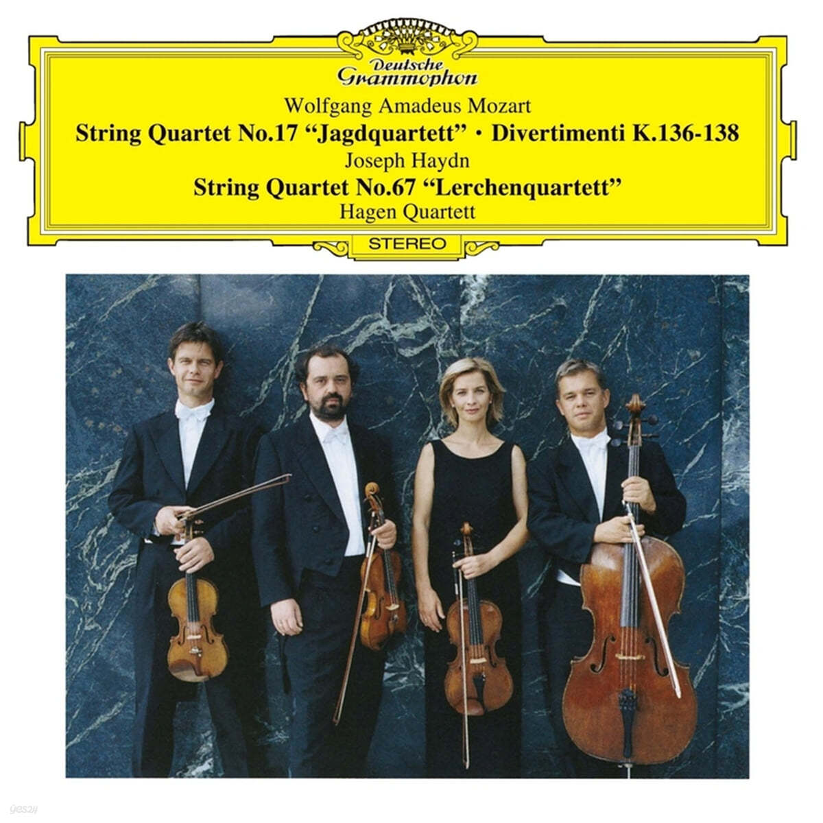 Hagen Quartett 모차르트: 현악 사중주 17번 / 하이든: 현악 사중주 67번 `종달새` (Mozart: String Quartet No.17 'The Hunt', Divertiments / Haydn: String Quartet Op.64/5)