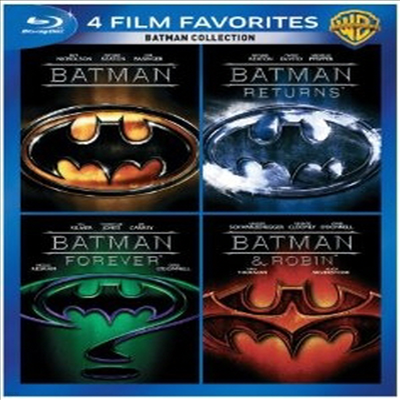 4 Film Favorites: Batman (4 ʸ ̹ : Ʈ) (ѱ۹ڸ)(Blu-ray)