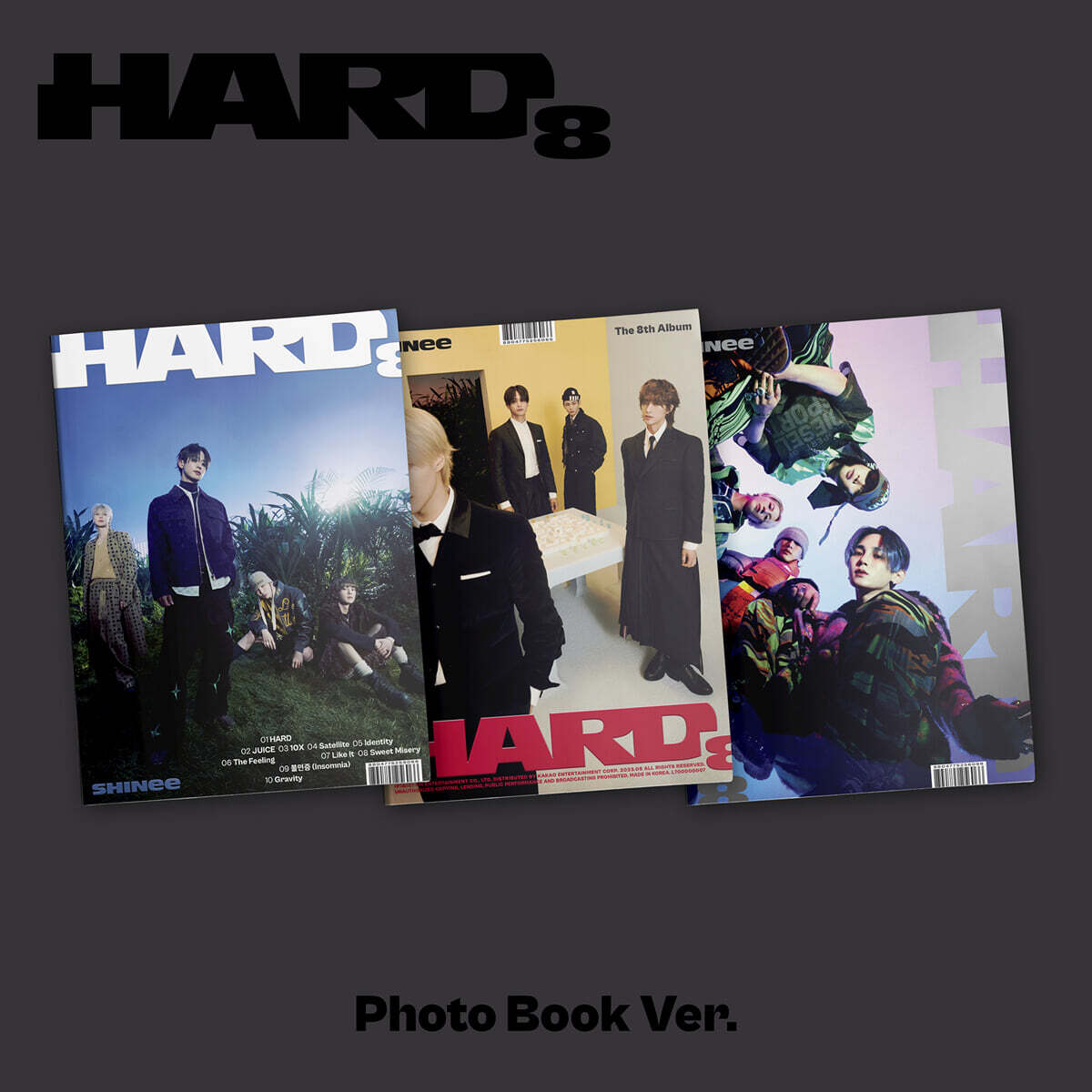 샤이니 (SHINee) 8집 - HARD [Photo Book Ver.][3종 SET]