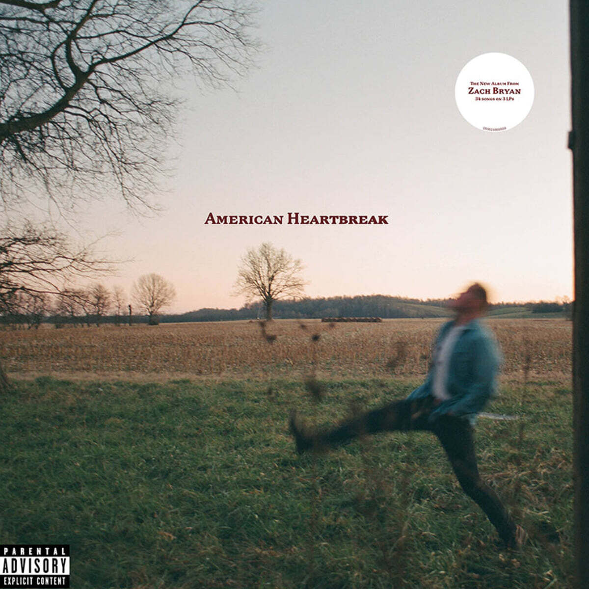Zach Bryan (자크 브라이언) - 2집 American Heartbreak [3LP]