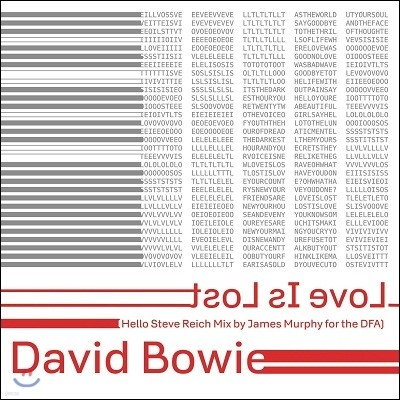 David Bowie - Love Is Lost (Hello Steve Reich Mix By James Murphy For The DFA)