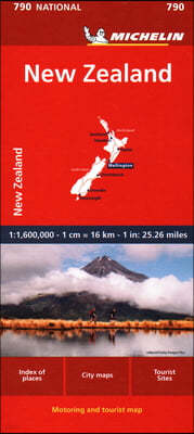 New Zealand - Michelin National Map 790