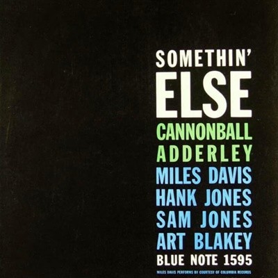 캐논볼 애덜리 (Cannonball Adderley) - Somethin' Else (RVG Edition)