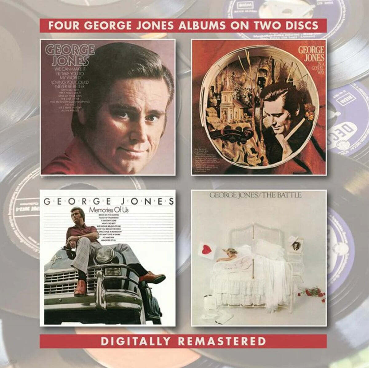 George Jones (조지 존스) - George Jones / In A Gospel Way / Memories Of Us / The Battle