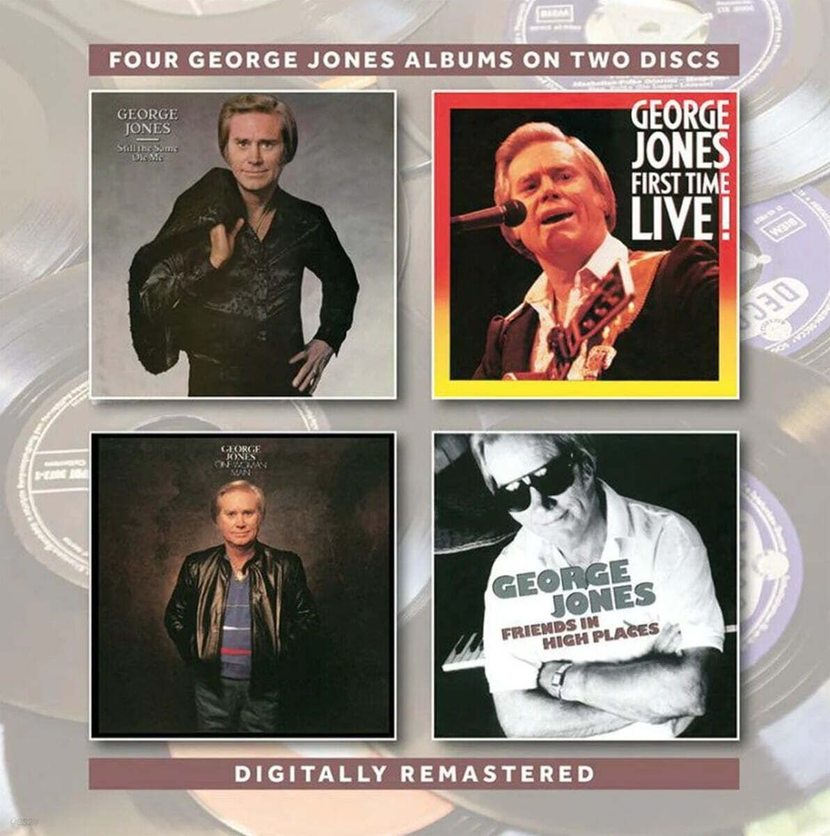 George Jones (조지 존스) - Still The Same Ole Me / First Time Live! / One Woman Man / Friends In High Places