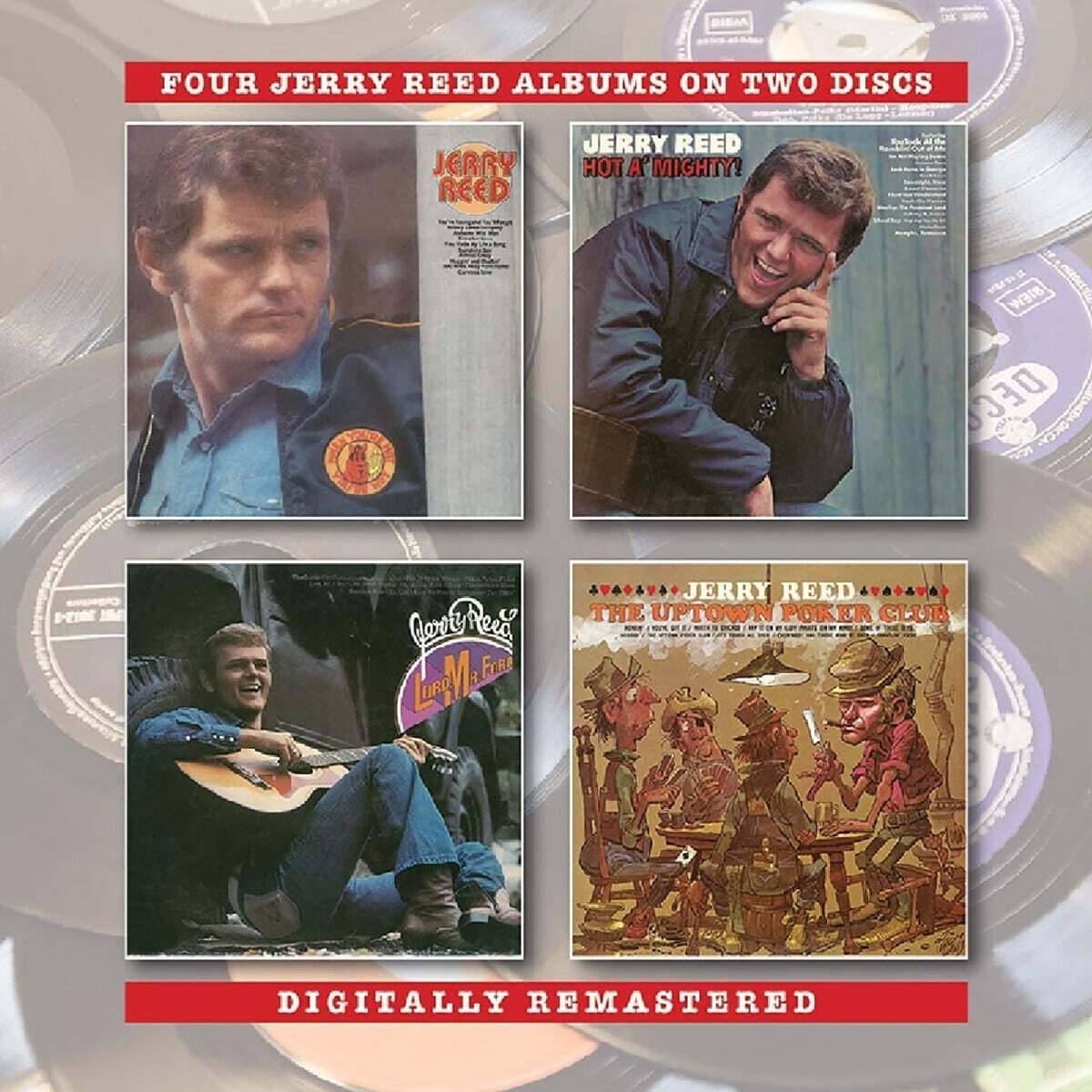 [BGO Records]Jerry Reed (제리 리드) - Jerry Reed / Hot A' Mighty/ Lord, Mr. Ford / The Uptown Poker Club