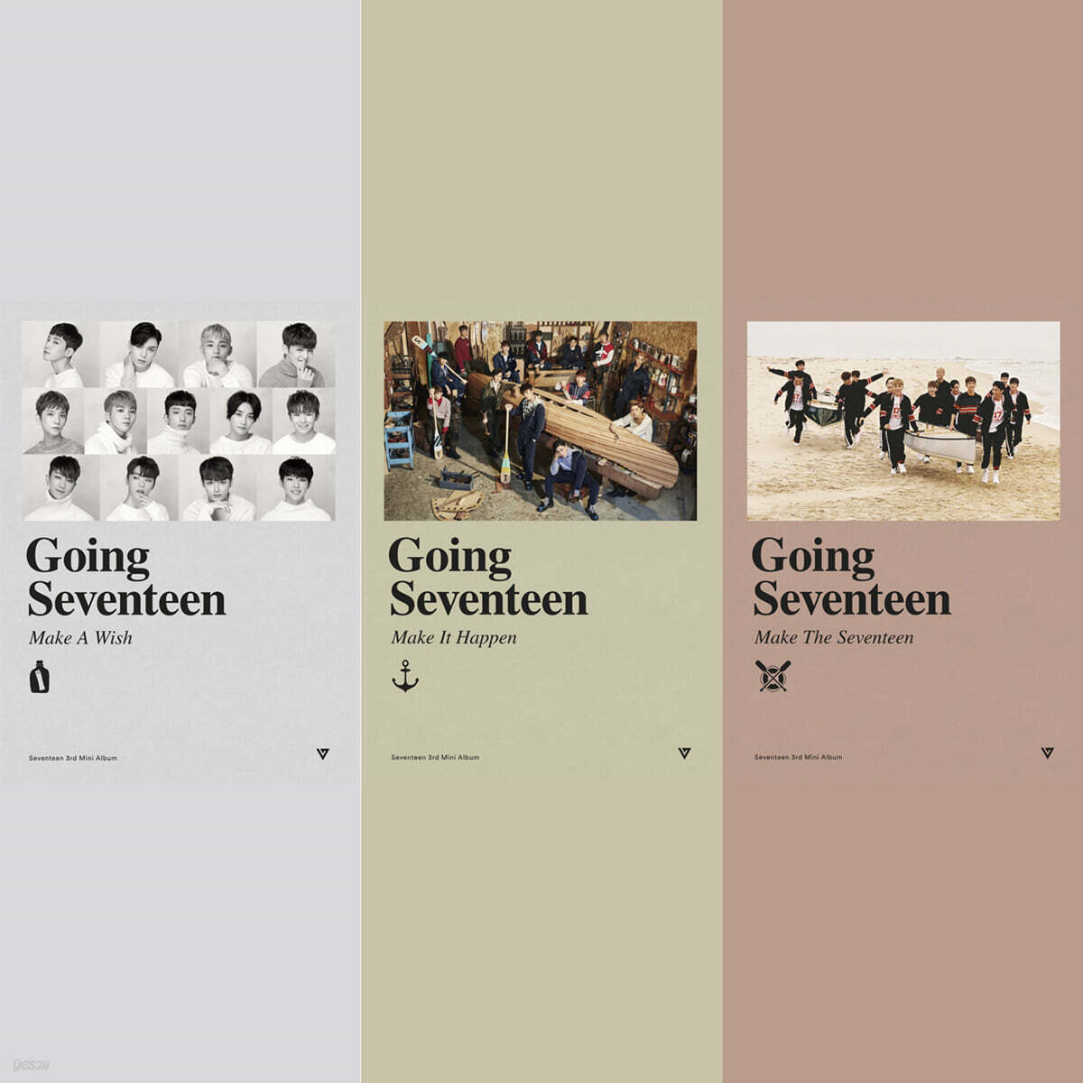 세븐틴 (SEVENTEEN) - 미니앨범 3집 : Going Seventeen [SET