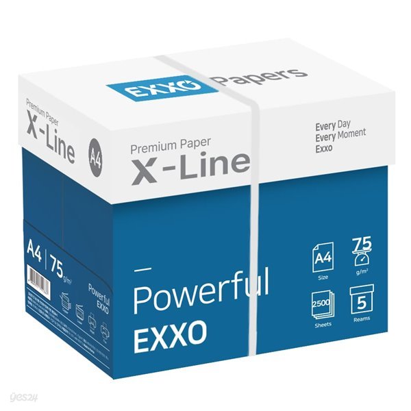 엑소 엑스라인 A4 복사용지(A4용지) 75g 2500매 1BOX