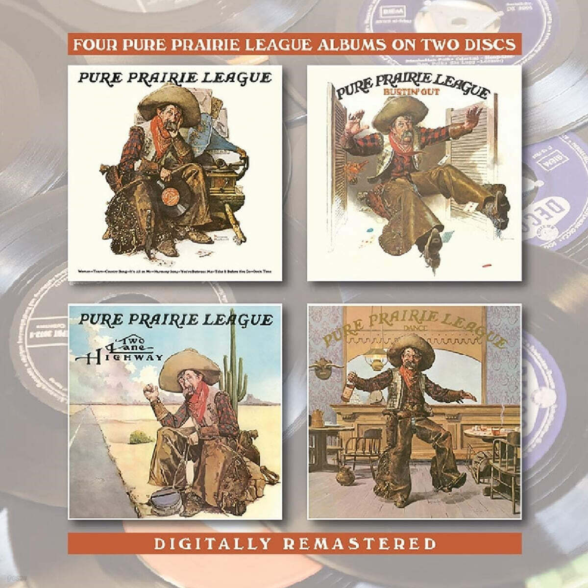 Pure Prairie League - Bustin Out / Two Lane Highway / Dance