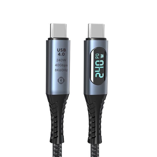 비잽 비잽 USB4 40G C to C 240W PD3.1 디스플레이 케이블 썬더볼트4 5A