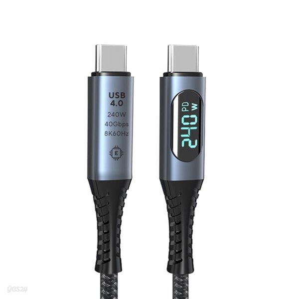 비잽 USB4 40G C to C 240W PD3.1 디스플레이 케이블 썬더볼트4 5A