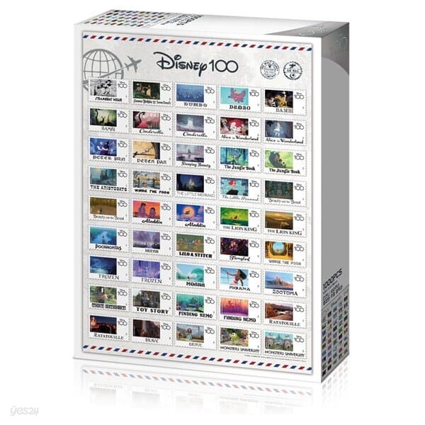 1000피스 퍼즐 디즈니 100주년 명장면 우표 컬렉션