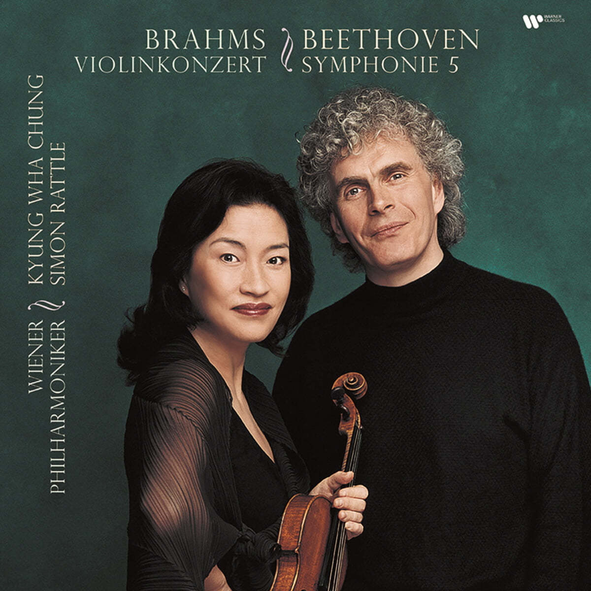 정경화 / Simon Rattle 브람스: 바이올린 협주곡 / 베토벤: 교향곡 5번 `운명` (Beethoven: Sympony Op.67 / Brahms: Violin Concerto Op.77) [2LP]