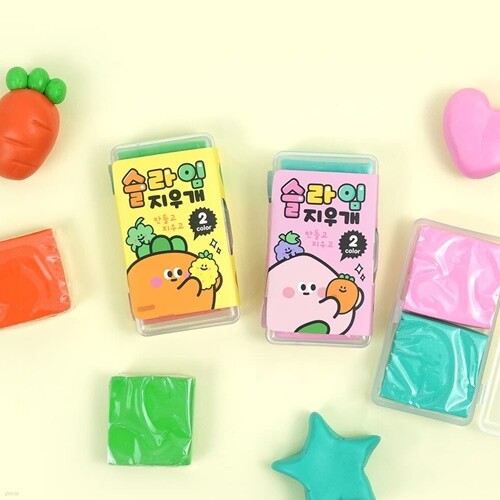 핑크풋1000케이스슬라임지우개(랜덤발송)