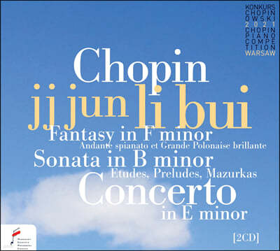JJ Jun Li Bui 2021년 쇼팽 콩쿨 실황 (Chopin - 2021 Chopin Piano Competition Warsaw)