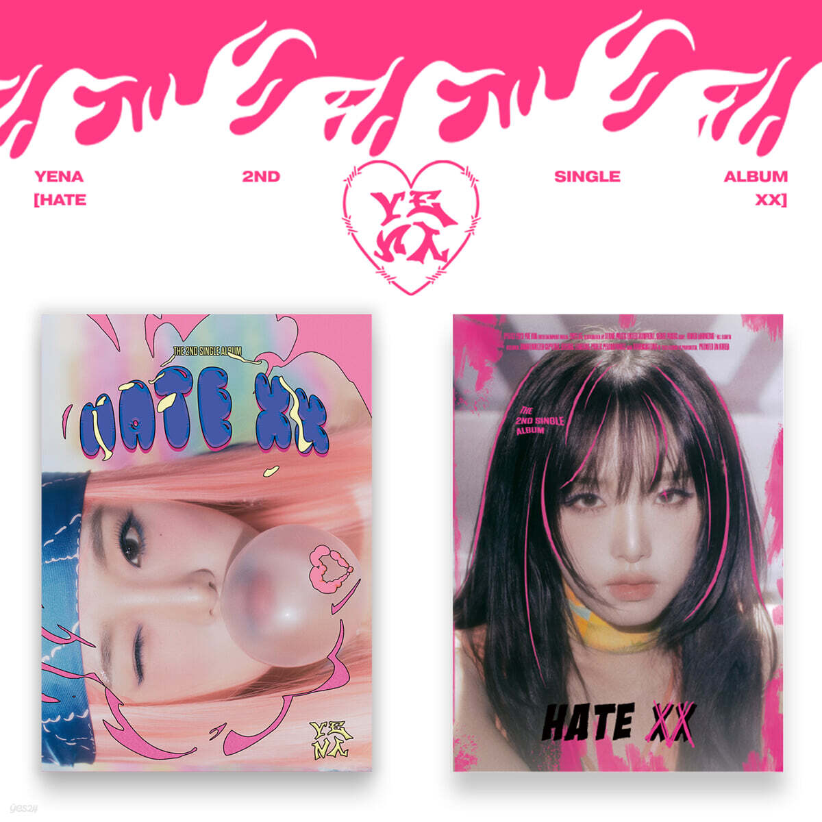최예나 - HATE XX [2종 중 1종 랜덤 발송]