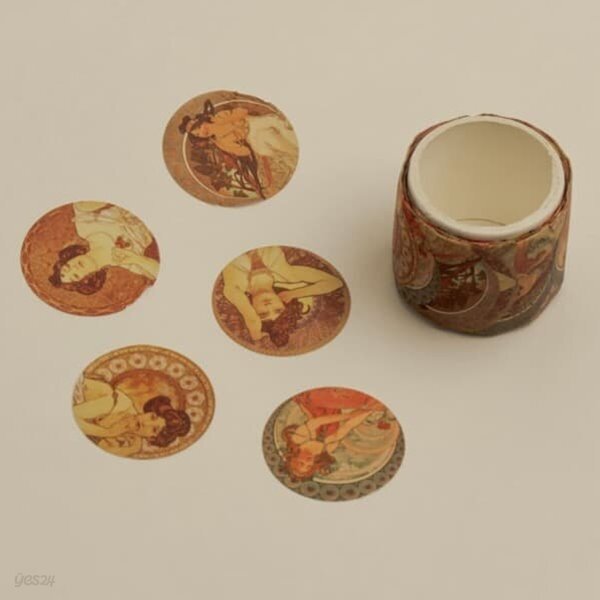 Alphonse Mucha_무하 원형 떼어쓰는 마스킹테이프_시리즈