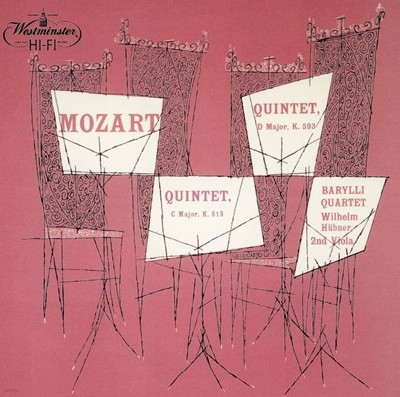 바랄리 콰르텟 - Barylli Quartet - Mozart Quartet No. 21 In D Major, K.575 [일본발매]