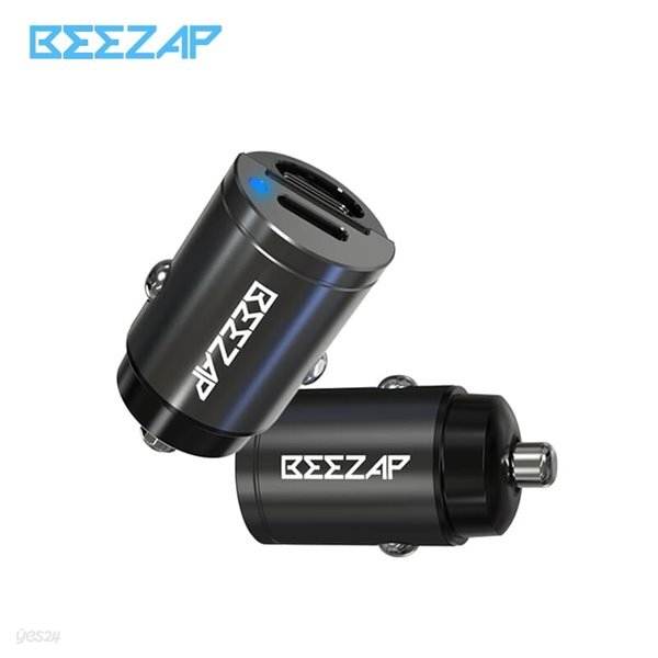 비잽 차량용 시거잭 충전기 듀얼 C타입 초미니 매립형 30W PD PPS 퀄컴 QC4.0(BZD30)