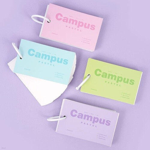 핑크풋1000파스텔캠퍼스메모카드(랜덤발송)