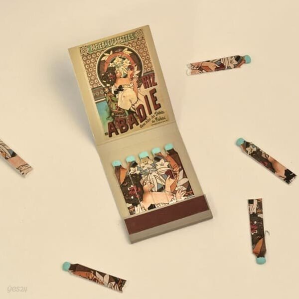 Alphonse Mucha_무하 종이 성냥_민트