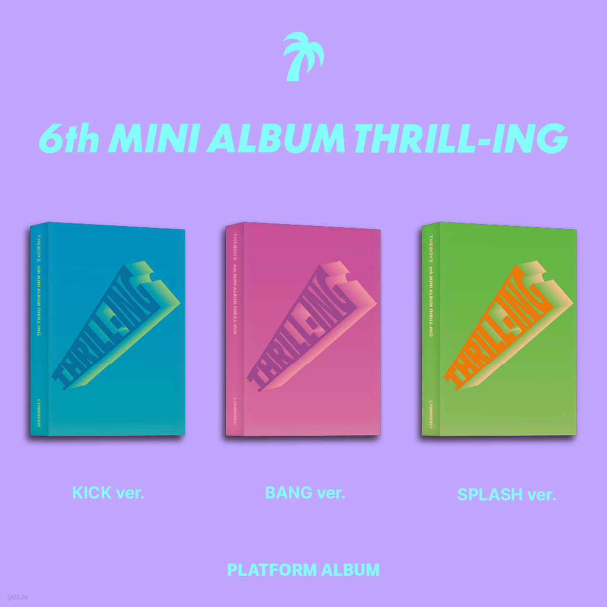 더보이즈 (THE BOYZ) - 미니앨범 6집 : THRILL-ING [Platform Ver.][3종 SET]