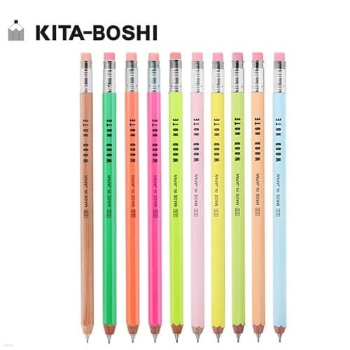 KITABOSHI 키타보시 우드노트 목재샤프 w-300r